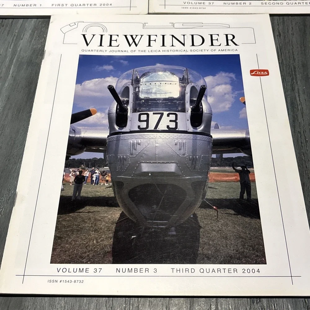 2004 V37 Vol 1-3 Viewfinder Leica Quarterly Journals (LHSA) - Rare!
